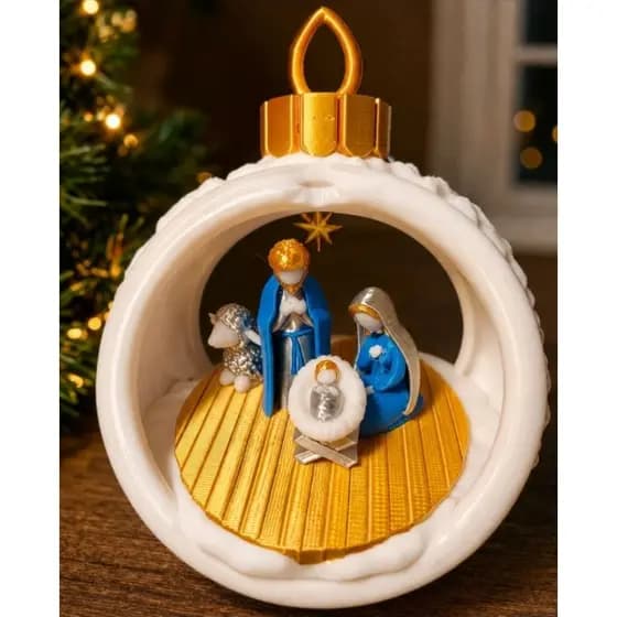 Enfeite para Árvore de Natal em Impressão 3D | Decoração Natalina Personalizada