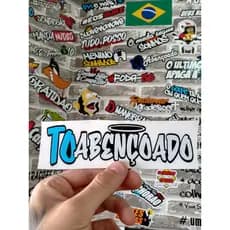 Adesivo To Abençoado para Carro Moto Bike Caminhão