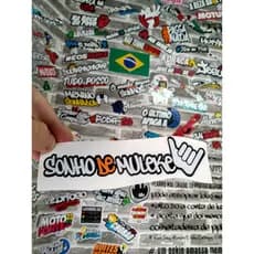 Adesivo Sonho de muleke para Carro Moto Bike Caminhão