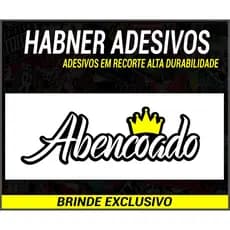 Adesivo Abençoado (15x5cm)