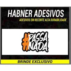 Adesivo Passa Nada (12x9cm)Carro Moto Caminhão Bike Cross