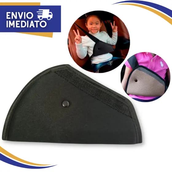 Ajustador Protetor Almofada Cinto de Segurança Carro Infantil.