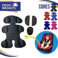 Colchonete Redutor Almofada com Protetor de cinto para Bebê Conforto Apoio de Corpo Acolchoado Macio bebe Kit