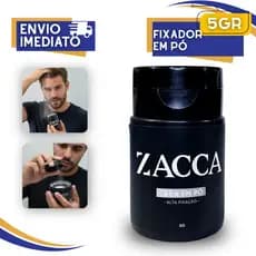 Fixador De Cabelo Em Po Zacca Efeito Natural Profissional - 5g