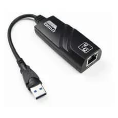 Adaptador Ethernet USB 3.0 Gigabit RJ45 – Internet Rápida 10/100/1000Mbps Plug & Play Lotus LT-1168