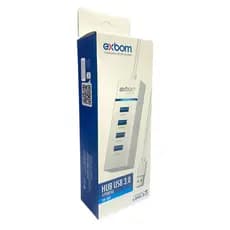 Hub Usb 4 Portas Usb 3.0 Lotus Slim Com Led Indicador