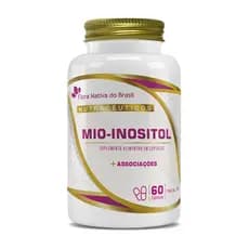 Mio Inositol + Picolinato Cromo + Zinco Vitamina B1 B6 D3 K2 - 60 Cápsulas 500mg