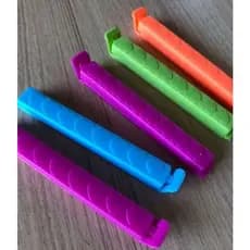 Prendedor embalagens de alimentos com 5 un. Candy Color