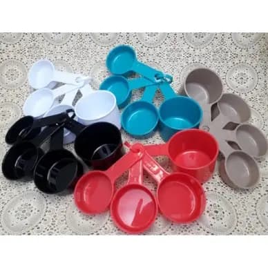 Kit Colher Medidora 4 unidades Profissional para Receitas - Envio Imediato