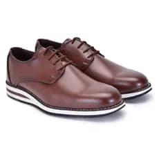 Sapato social masculino Oxford de couro, sapato social calce fácil confortável - Promoção