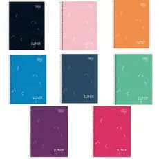 CADERNO ESPIRAL CAPA DURA UNIVERSITÁRIO 1 MATÉRIA LUNIX 80 FOLHAS - TILIBRA