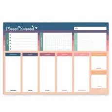 Planner Blocado Semanal Permanente Daydream - Cadersil