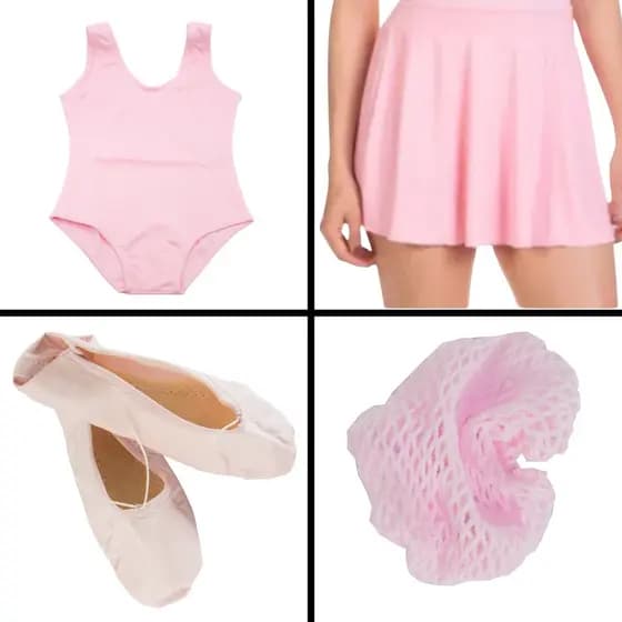 Kit Ballet Balé Infantil Uniforme - Collant Regata e Saia + Sapatilha + Rede Lindo Ballet Clássico , kit Reposição Roupa para ballet infantil, roupa de ballet para criança, roupa de ballet para menina, roupa de ballet infantil, roupa para ballet juvenil