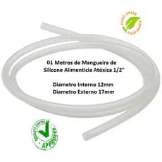 Mangueira de Silicone 1/2 1 metro