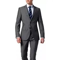 Terno Slim Masculino de Luxo Original Chumbo - ( Calça + Blazer )