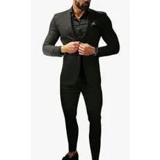 Terno Slim Oxford Premium Paleto + Calça Corte Italiano