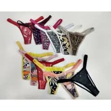 Kit 10 Calcinha Fio Em Algodão Cores Sortidas