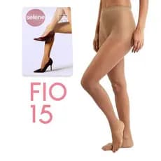 Meia Fina Calça Clássica Selene Fio 15