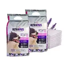 60 Unidades Tapete Higiênico Ultra Pad KIT 60 un 80x60cm Lavanda Cães Tapete Higienico - Cachorro