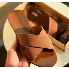 Chinelo Rasteira Mel Feminina Confortável