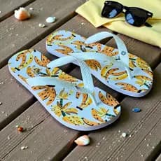 Chinelo Feminino Estampado Confortável