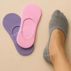 Kit 3 Pares Meia Sapatilha Ínvisivel Unissex 35 ao 46 - Invisivel