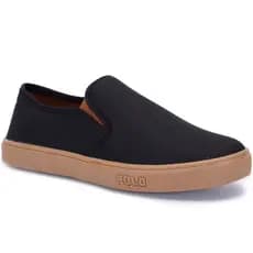 Sapatênis Slip on em lona confortável macio fléxivel antiderrapante Elegante Reforçado Calce Fácil promoção