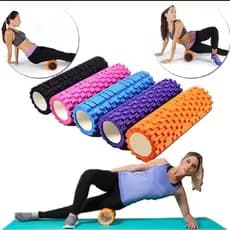Rolo Liberação Miofascial Tam. 33 x 14cm de Massagem Muscular – Pilates, Yoga e Alívio de Tensões