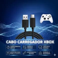 Cabo Usb Tipo C Carregar Controle Xbox Series S X