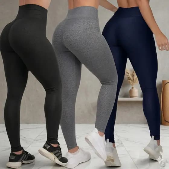 Calça Legging Feminina Alta Compressão Não Transparente Para Treino Caminhada Legging Para Trabalhar