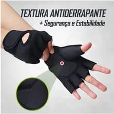 Pares De Luva Para Academia Treino Musculação Feminina Masculina