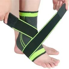 Tornozeleira Esportiva e Ortopedica Compressão Estabilizadora Elastica Esportes Futebol Cross Fit Basket Volei