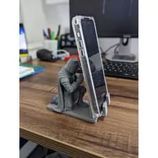 Suporte para Celular Cavaleiro Medieval – Decorativo e Funcional