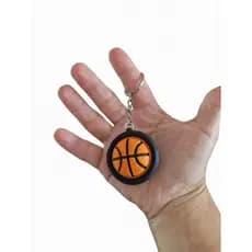 Chaveiro Bola de Basquete 3D | Presente Criativo Esportivo | Estilo Spinner