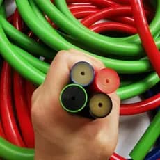 Nova 1 Metros De 2.5mm X16mm/2.5mm X 17mm Preto Vermelho Verde Lançagun Borracha Lançar Sling Pistola De Natureza Tubo De Látex Puro Para A Pesca