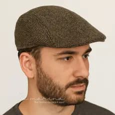 Boné Boina Masculina Italiana Boina Tecido Clássica LISTRADA