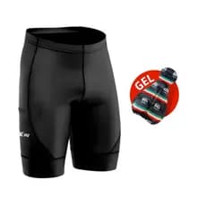 Bermuda Ciclismo Masculina Forro Gel Densidade 100 Pedal Bike Acolchoado