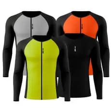 Camisa Ciclismo New Fast Premium Manga Longa Elite MTB Ziper Full Pedal Refrescante Unissex Inverno