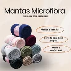 Manta Microfibra Multiuso várias cores-para bebês-ou-pet