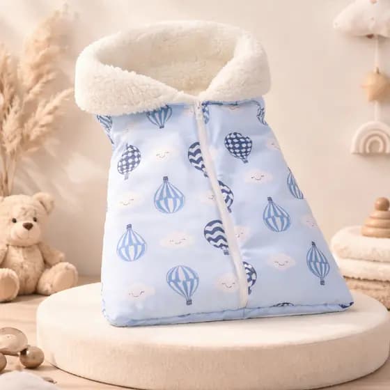 Saco de Dormir Bebê Super Quentinho com Sherpa Confortável Estampas
