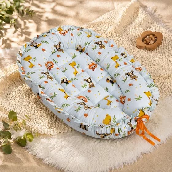 Ninho Redutor para Bebê Safaris Macio e Confortavel