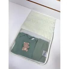 Organizador Maternidade 04 Peças - Verde Chá