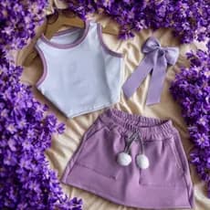 Conjunto Infantil Moderno Ribana e Ana Ruga | 2 ao 10