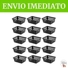 KIT CESTO ORGANIZADOR CESTINHO MULTIUSO GAVETA ESCRITORIO CLINICA