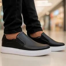 Slip On Masculino Casual Urbano Sem Cadarço Confortável Calce Fácil Dia a Dia Presente