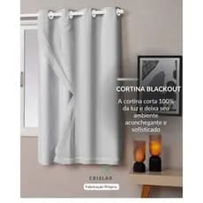 Cortina Blackout com Voil 1 parte 1,40m x 1,80m | PVC | Sala ou Quarto | Pronta Entrega