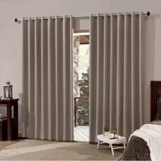 Cortina tecido blackout liso 100% corta luz 3,00m x 2,70m