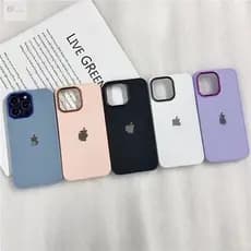 (Mude A Capa Para Iphone 12pro/13pro) Lente Galvanizada 12 11 Promax Protetora De Silicone Macio