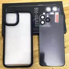 (Capa + Filme) Para IPhone 11 12 X XR XSMAX Mudança De Lente 13pro Transparente Câmera