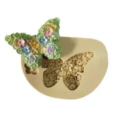 Molde de Silicone - Borboleta Primavera| Para Artesanato Biscuit | Cód 1493